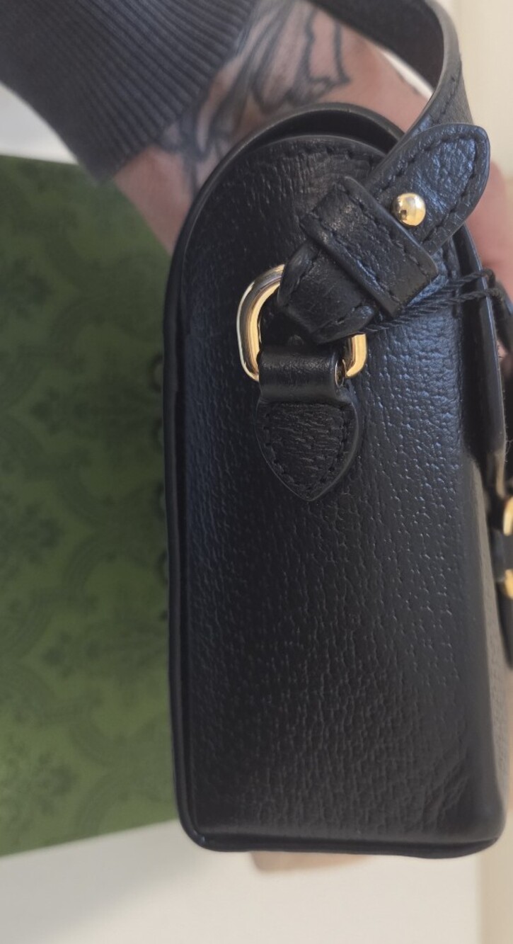 Gucci Horsebit 1955 Mini Bag – Black Leather – New – Full Set + COA - Picture 6 of 9